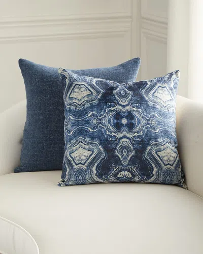 Eastern Accents Zuri Decorative Pillow, 22" Square In Indigo