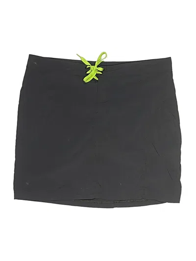 Pre-owned Eastern Mountain Sports Active Skort In Black