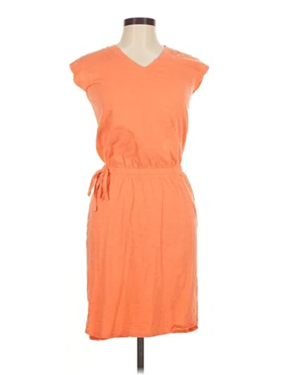 Pre-owned Eastern Mountain Sports Casual Dress In Orange