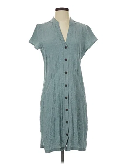 Pre-owned Eastern Mountain Sports Casual Dress In Teal