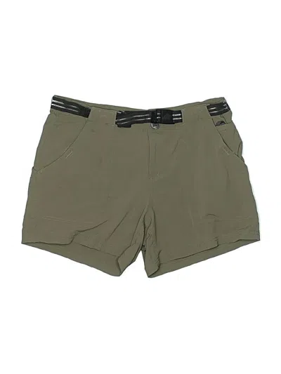 Pre-owned Eastern Mountain Sports Khaki Shorts In Green