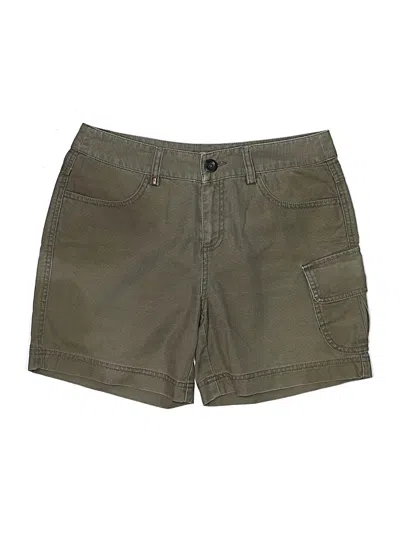 Pre-owned Eastern Mountain Sports Khaki Shorts In Green