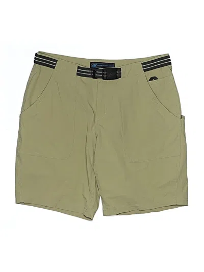 Pre-owned Eastern Mountain Sports Khaki Shorts In Green