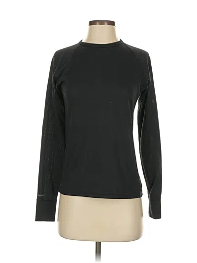 Pre-owned Eastern Mountain Sports Long Sleeve Top Black Turtleneck Tops