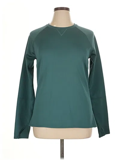 Pre-owned Eastern Mountain Sports Long Sleeve T-shirt In Blue