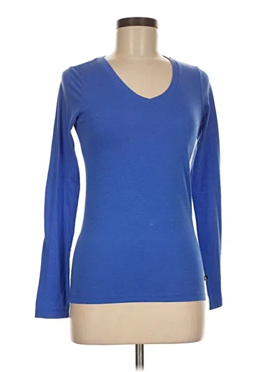 Pre-owned Eastern Mountain Sports Long Sleeve T-shirt In Blue
