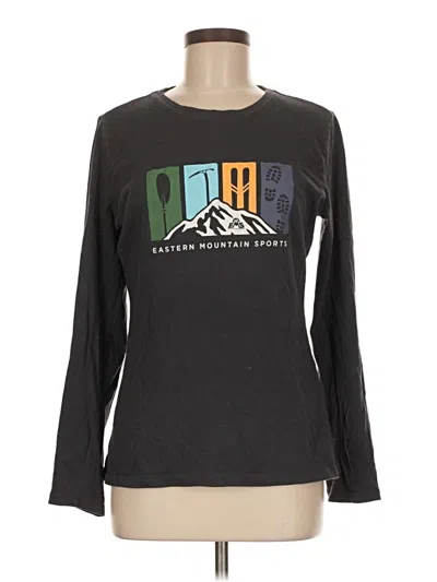 Pre-owned Eastern Mountain Sports Long Sleeve T-shirt In Gray