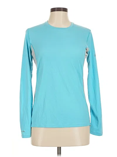 Pre-owned Eastern Mountain Sports Long Sleeve T-shirt In Teal