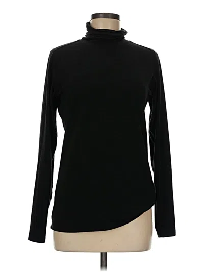 Pre-owned Eastern Mountain Sports Long Sleeve Turtleneck In Black