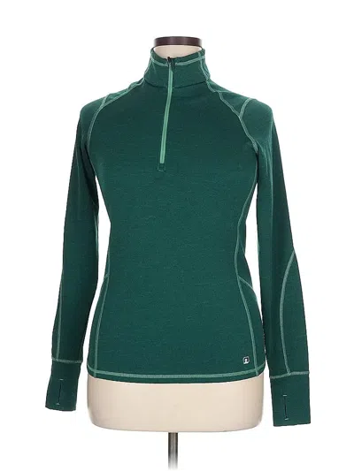 Pre-owned Eastern Mountain Sports Pullover Sweater In Green