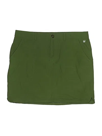 Pre-owned Eastern Mountain Sports Skort In Green