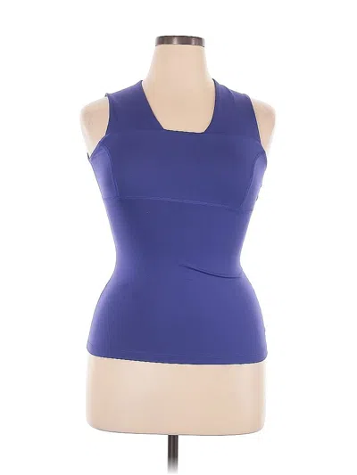 Pre-owned Eastern Mountain Sports Tank Top Blue Strapless Neckline Tops