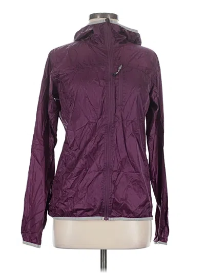 Pre-owned Eastern Mountain Sports Windbreaker Jacket In Purple