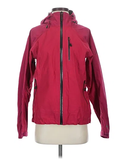 Pre-owned Eastern Mountain Sports Windbreaker Jacket In Red