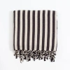Eastern Woven Turkish Zebra Bath / Beach Towel In Zebra