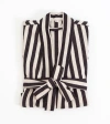 Eastern Woven Turkish Zebra Bath Robe In Zebra