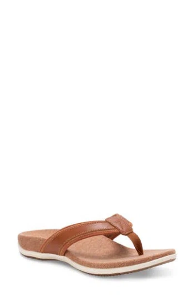 Eastland Camden Flip Flop In Tan