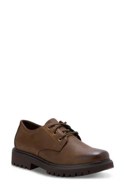 Eastland Dawn Lug Sole Derby In Bomber Brown