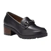 Eastland El Gwen Womens Round Loafers In Black