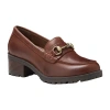 Eastland El Gwen Womens Round Loafers In Brown