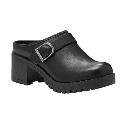 Eastland El Nola Womens Round Closed Toe Clogs In Black