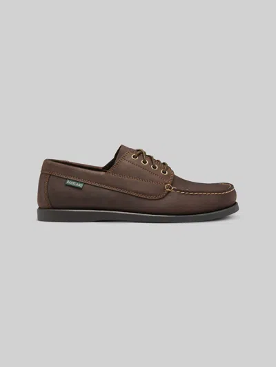 Eastland Falmouth Camp Leather Moc Toe Oxfords In Brown