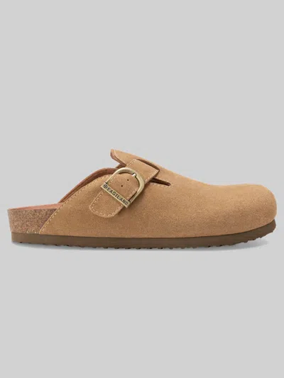 Eastland Gabe Buckle Clogs In Brown