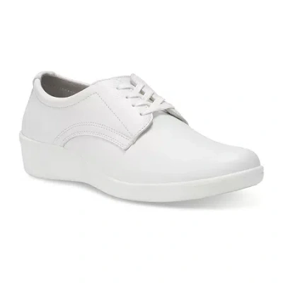Eastland Hayden Womens Round Closed Toe Oxford Shoes In White