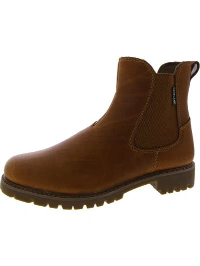 Eastland Ida Womens Leather Pull On Chelsea Boots In Multi