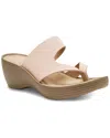 Eastland Laurel Leather Memory Foam Flip-flop Wedge Sandal
