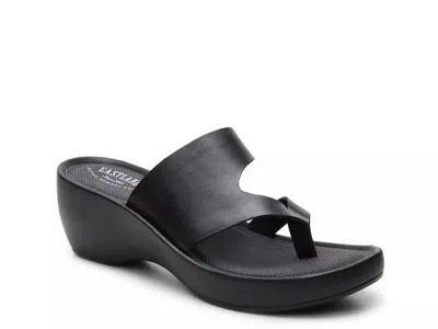 Eastland Laurel Wedge Sandal In Black