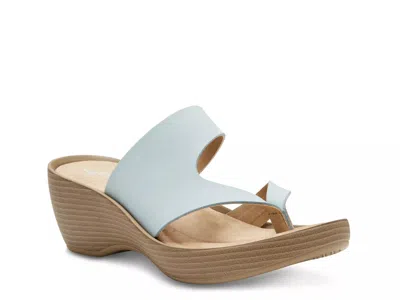 Eastland Laurel Wedge Sandal In Blue