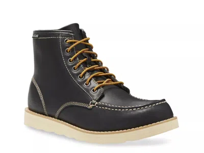 Eastland Mens Lumber Up Moc Toe Boot Flat Heel Chukka Boots In Blue