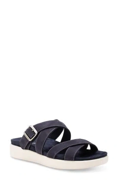 Eastland Machias Buckle Sandal In Navy