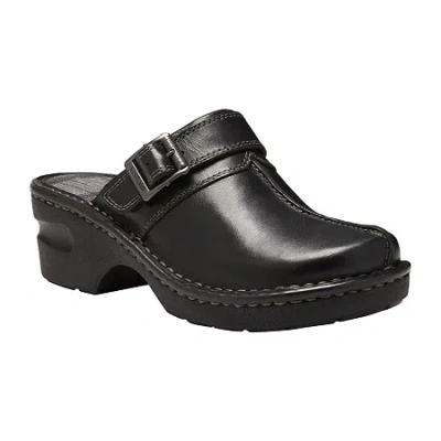 Eastland Mae Womens Round Closed Toe Clogs In Black