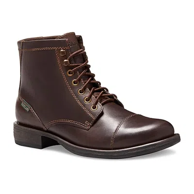 Eastland Mens High Fidelity Block Heel Lace Up Boots In Brown