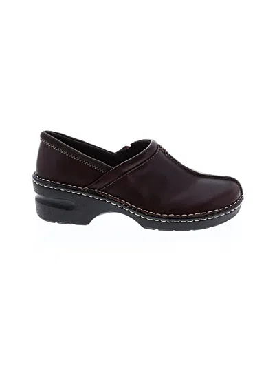 Pre-owned Eastland Mule/clog In Burgundy