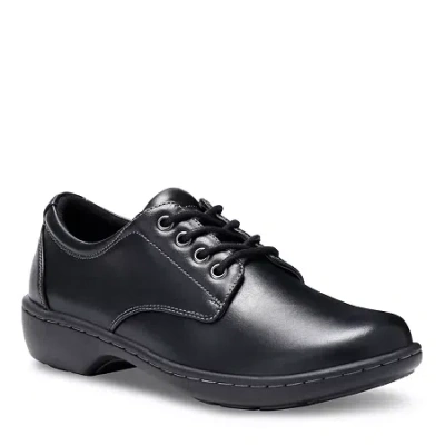 Eastland Pandora Womens Round Oxford Shoes In Black