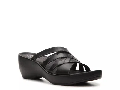 Eastland Poppy Wedge Sandal In Black