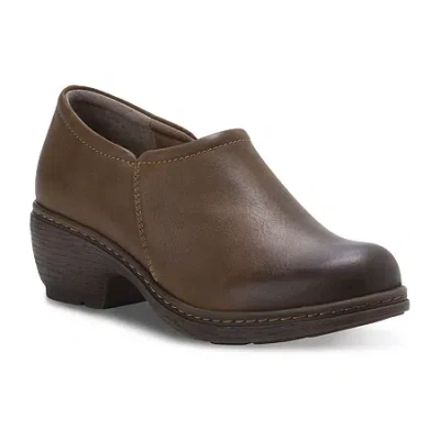 Eastland Rosie Womens Round Closed Toe Slip-on Shoe In Brown