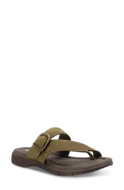 Eastland Tahiti Ii Slide Sandal In Olive