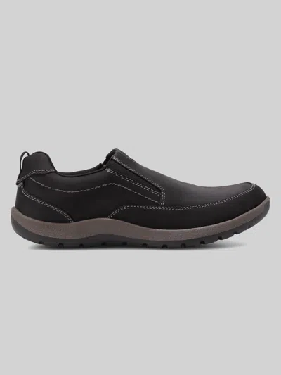 Eastland Tanner Plain Toe Slip-on Shoes In Black