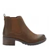 Eastland Women's Jasmin Chelsea Heel Boot In Bomber Brown In Multi