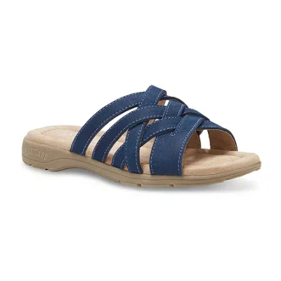 Eastland Womens Hazel Flat Sandals In Blue
