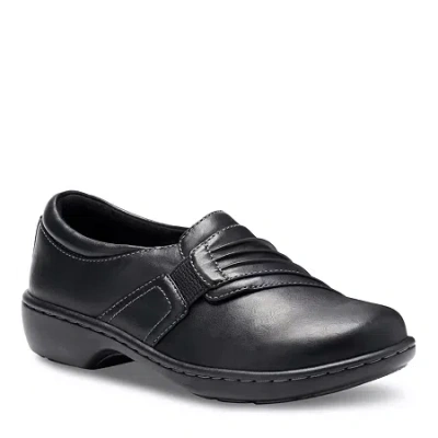 Eastland Womens Piper Slip-on Round Toe Shoes In Black