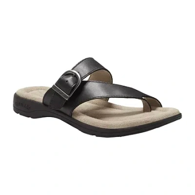 Eastland Womens Tahiti Strap Sandals In Black