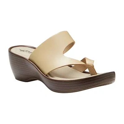 Eastland Womens Wedge Sandals In Neutral