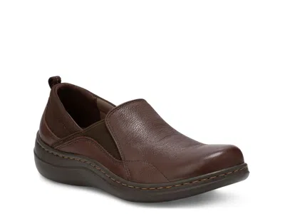 Eastland Wren Womens Round Closed Toe Slip-on Shoe In Brown