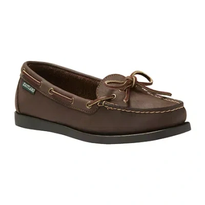 Eastland Yarmouth Womens Round Closed Toe Loafers In Brown