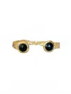 Easton Elle Women's Misty Gem Cuff Bracelet In Black Onyx In Black